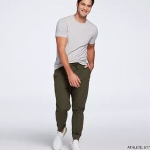 VRST Limitless Green Slim Fit 4-Way Stretch Jogger